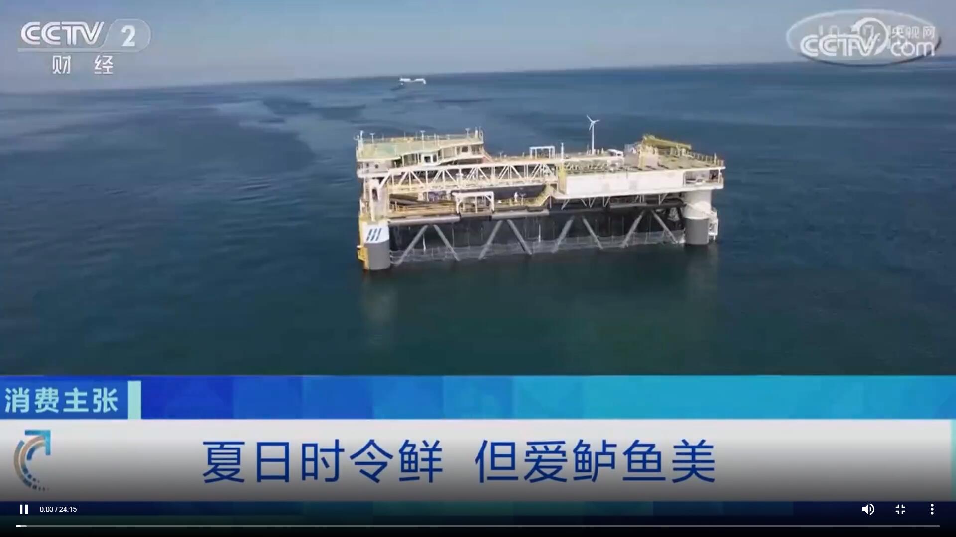 夏日時令鮮，但愛鱸魚美！經海深海冷水鱸亮相CCTV-2《消費主張》